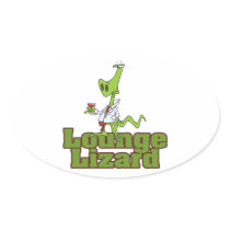 lounge lizard cartoon stickers