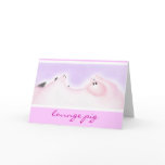 Lounge Pig Greeting Card