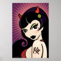 LoungeKat Poster: Devil Girl posters