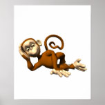 lounging around monkey posters