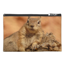 Lounging Chipmunk Accessories Bag