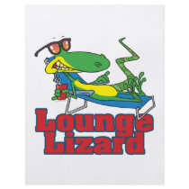 lounging lounge lizard cartoon full color flyer