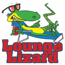 lounging lounge lizard cartoon photo cut outs