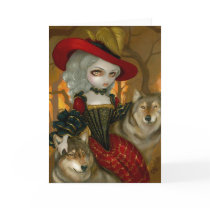 "Loup-Garou:  d'Automne" Greeting Card