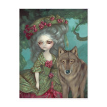 "Loup-Garou:  La Foret" Postcard