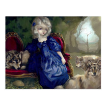 "Loup-Garou:  La Tristesse" Postcard