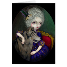 "Loup-Garou: Le Portrait" Greeting Card