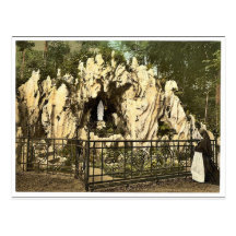 Lourdes Grotto, near the nunnery of Ingenbohl, Lak Postcard
