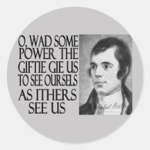 Louse Quote Round Sticker