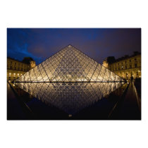 Louvre Pyramid by the architect I.M. Pei at