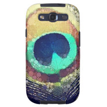 Love2Snap Peacock Feather Samsung Galaxy S3 Cover