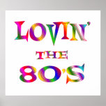 Love 80s Poster
