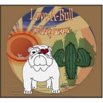 Love A Bull Rescue Shirt Pin Photo Cutout