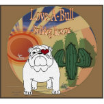 Love A Bull Rescue Shirt Pin photo sculptures