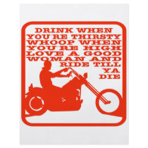 Love A Good Woman & Ride Till Ya Die Flyers