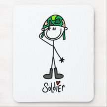 Love a Soldier Mouse Pad
