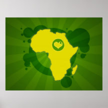 Love Africa Print