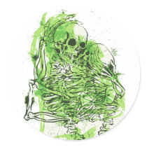 Love After Death Round Sticker