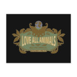 Love All Animals postcards