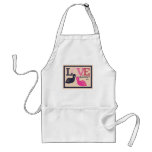 LOVE always birds aprons