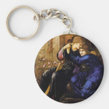Love among the ruins Pre-Raphaelite Art Key Chains