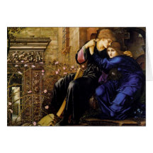 Love among the ruins Pre-Raphaelite Valentine Card
