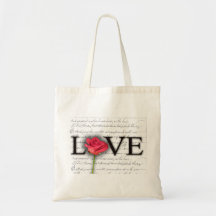 Love and a rose bag