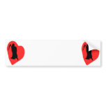 Love and Hate, Life and Death (2) bumper stickers