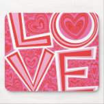 LOVE and HEARTS mouse pad mousepads