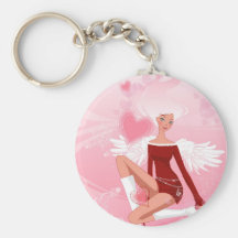 Love Angel Keychains