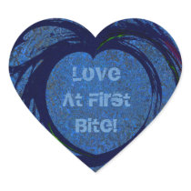 Love At First Bite! Heart Stickers