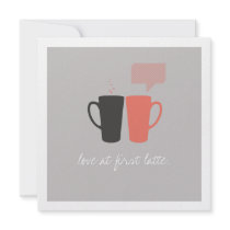 "Love at First Latte"  Shower Invite