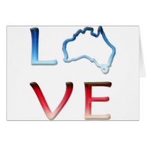 Love Australia Greeting Cards