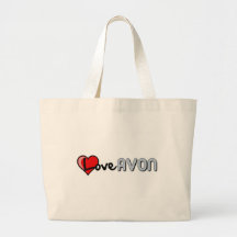 Love AVON Canvas Bag