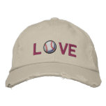 Love Baseball embroidered hats
