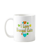 Love Bengal Cats Coffee Mugs