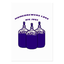 Love Big Jugs Business Card Templates