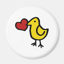 Love Bird Fridge Magnets