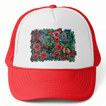 Love Birds and Roses, Trucker Hat (+colours)