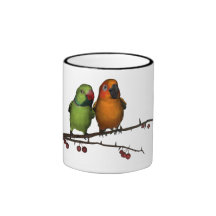 LOVE BIRDS COFFEE MUG