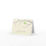 Love Birds Custom Thank You Card (green apple)