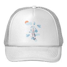 Love Birds & Delicate Flowers Hats