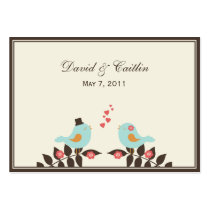 Love Birds Gift Tags/Attachment Cards Business Card Templates