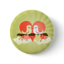 Love Birds - Green buttons