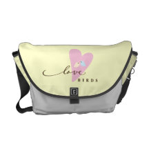 Love Birds & Heart Courier Bag