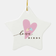 Love Birds & Heart Ornament