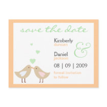 Love Birds Save the Date Postcard