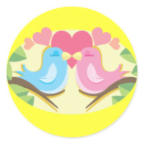 Love Birds Stickers