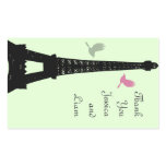 Love Birds Thank You Sticker (green)