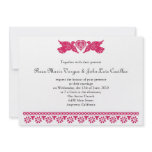 Love Birds Wedding Banner Invitation